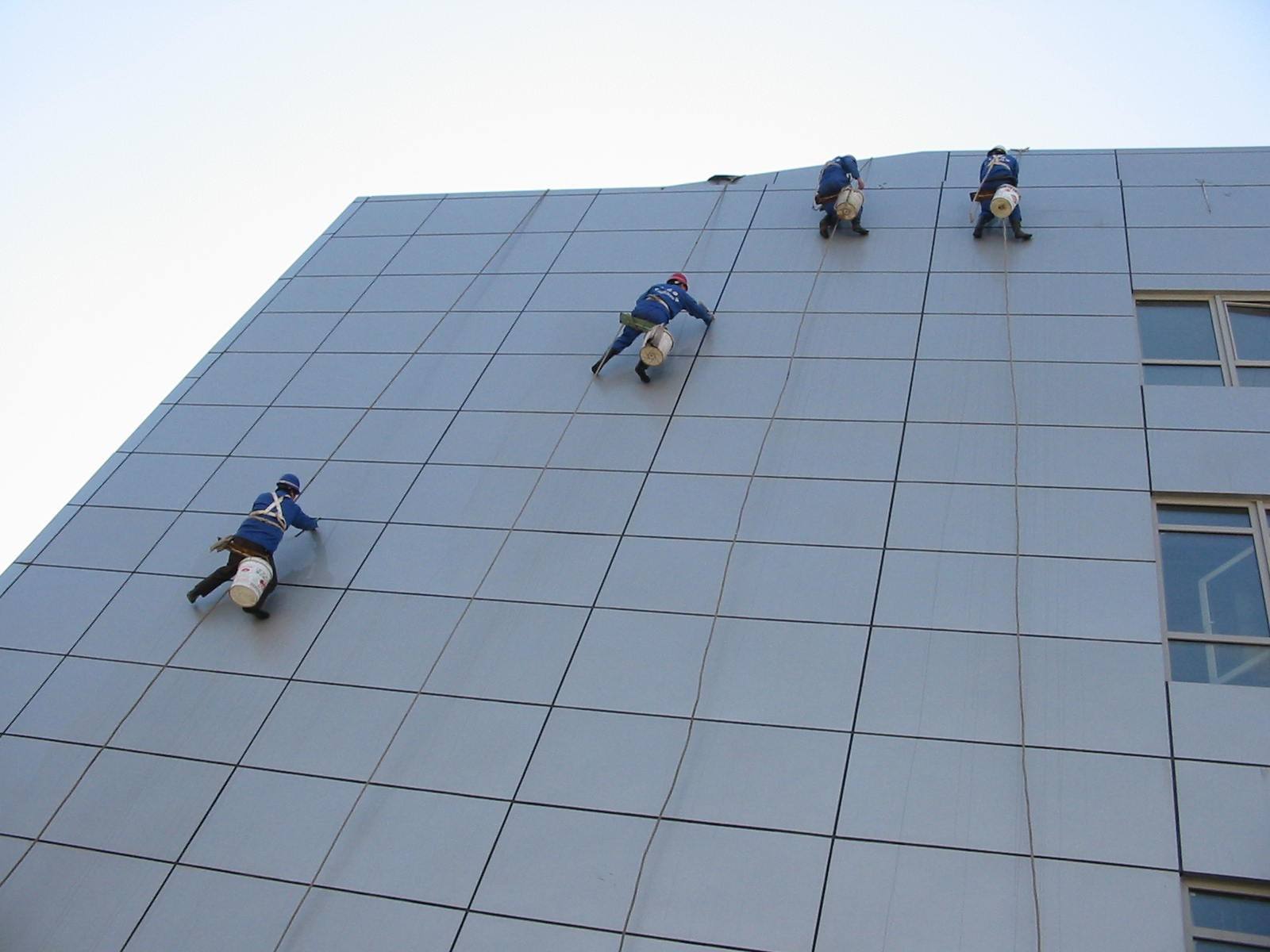 高空石材外墙清洗