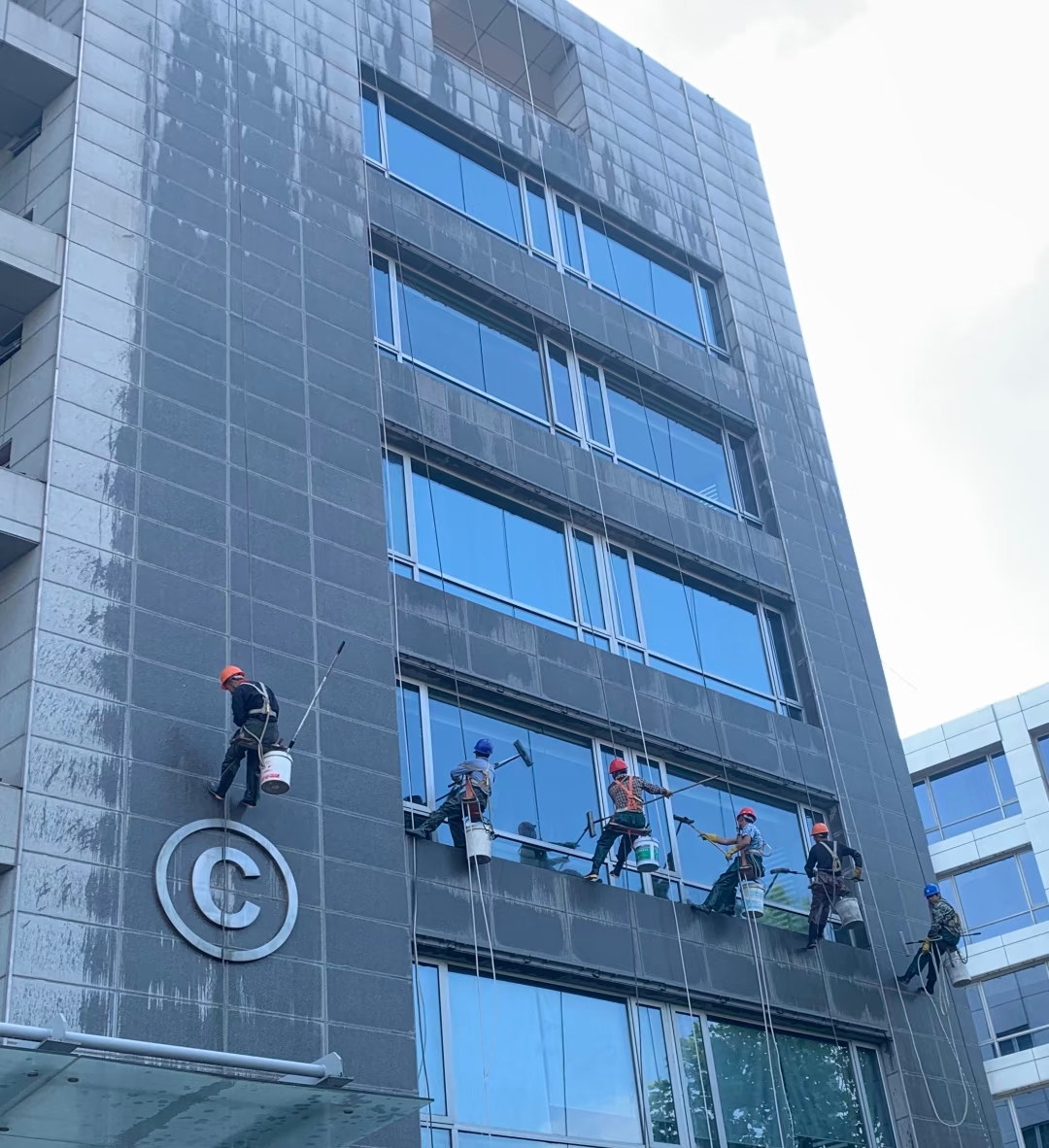 北京公寓楼外墙清洗